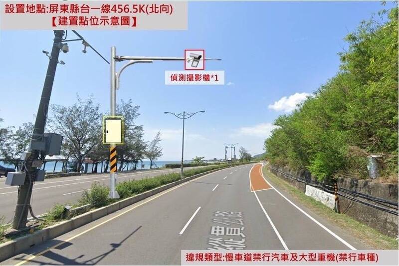 遊台東、墾丁別開機車道! 科技執法明年1月登場