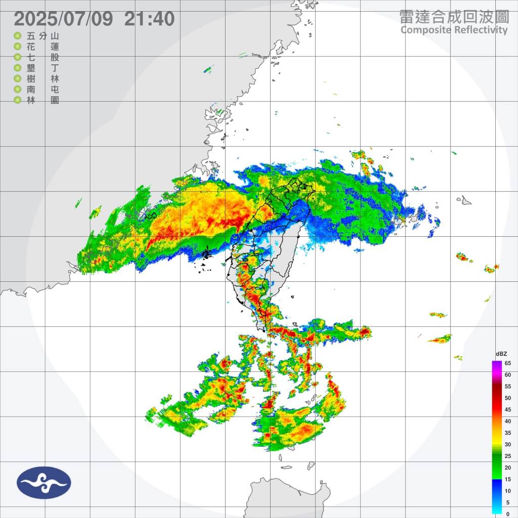 南部今晚至明晨大豪雨警戒!氣象署:滿潮時段沿海恐淹水