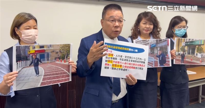 蔡育輝成焦點 人行道停車格風波未歇 又被點名捲入綠營初選爭議